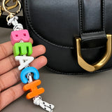 Rainbow Name Bag Charm