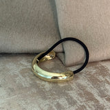 Gold Glossy Single Hair Cuff