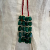 Crimson Green Signature Double Lariat