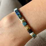 Deep Sea Gold Tila Bracelet