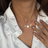 You & I Pearl Heart Necklace (Bestseller)