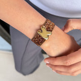 Signature Spark Initial Stretch Bracelet