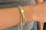 Lily Heart Bracelet