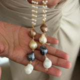 Pearl Cluster Lariat