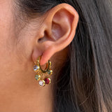 Champagne Cluster Hoops