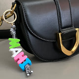 Rainbow Name Bag Charm