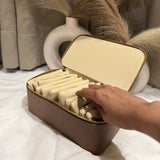 Soft Mellow Leather Jewellery Organiser