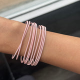 Guitar String Bracelet Stack - Set of 10