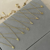 The Dainty Edit - Initial Necklace with Charm