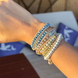 Blue Dunes Beaded Wrap Bracelet (Bestseller)