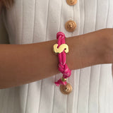 Bold Initial Braid Bracelet