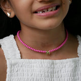 Barbie Pink Necklace with Initial (Newly Launched)