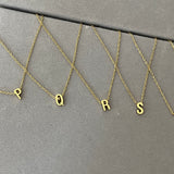 The Dainty Edit - Initial Necklace with Charm