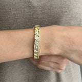 Iced Out Triangular Tennis Bracelet