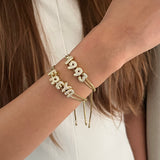 Mini Bubble Initial Name Bracelet (Bestseller)