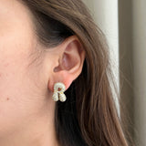 Bubble Initial Earrings