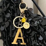 Sun & Star Bag Charm with Initial
