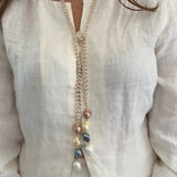 Pearl Cluster Lariat