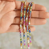 Gem Confetti Tennis Bracelet