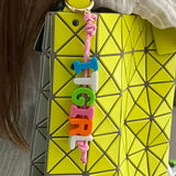 Rainbow Name Bag Charm