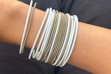 Guitar String Bracelet Stack - Set of 10