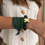 Bold Initial Braid Bracelet