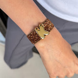 Signature Spark Initial Stretch Bracelet