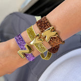 Signature Spark Initial Stretch Bracelet