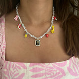Island Charm Choker - 7 charms