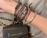 Champagne Beaded Wrap Bracelet (Bestseller)