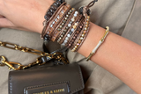 Champagne Beaded Wrap Bracelet (Bestseller)