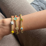 Gold Pop Charm Bracelet