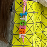 Rainbow Name Bag Charm