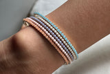 Set of 5 - Pastel Whispers Confetti Bracelets
