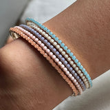 Set of 5 - Pastel Whispers Confetti Bracelets