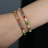 Gem Confetti Tennis Bracelet