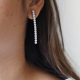 Iced Out Tennis Necklace & Earrings
