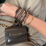 Champagne Beaded Wrap Bracelet (Bestseller)