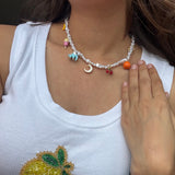 Personalised Island Charm Choker