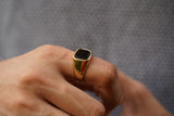 Men Onyx Stone Ring