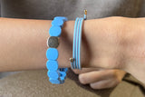 Set of 2 - Ice Glow Stack - Halo and Candy Bracelet