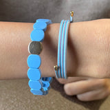 Set of 2 - Ice Glow Stack - Halo and Candy Bracelet