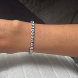 Silver Luna Tennis Bracelet