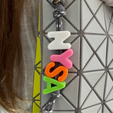Rainbow Name Bag Charm