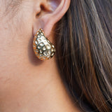 Molten Teardrop Earrings