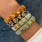 Personalised Name Woven Bracelet (Bestseller)