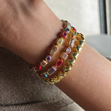 Gem Confetti Tennis Bracelet