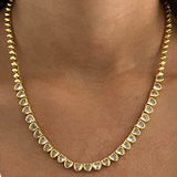 Tennis Heart Necklace