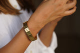 Set of 4:Luster Bracelet, Studded stackable cuff, Arrow Studded Cuff, Signature Bangle Cuff