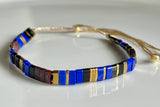 Royal Blue Nights Tila Bracelet